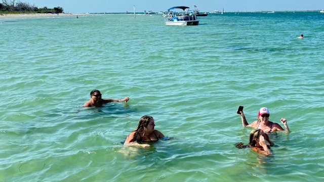 Snorkeling adventure at Egmont Key on a private charter from St. Pete, FL