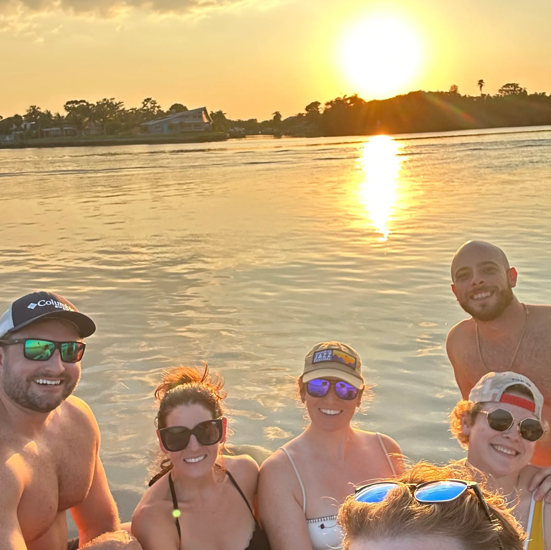 Skyway Bridge sunset cruise with Pirate City Boat Charters, St. Pete, FL